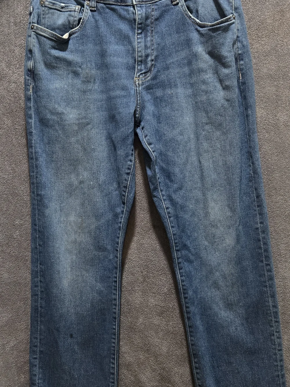 DL1961 Men's Avery Modern Straight Jeans 34x30 Satellite Wash